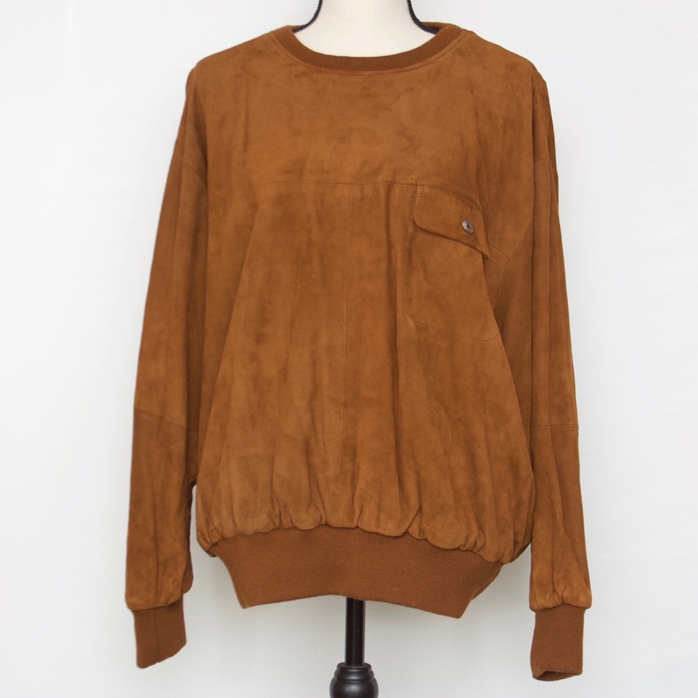 Vintage Ralph Lauren Brown Suede